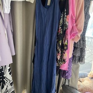 Alicia cupro-blend racerback slip dress